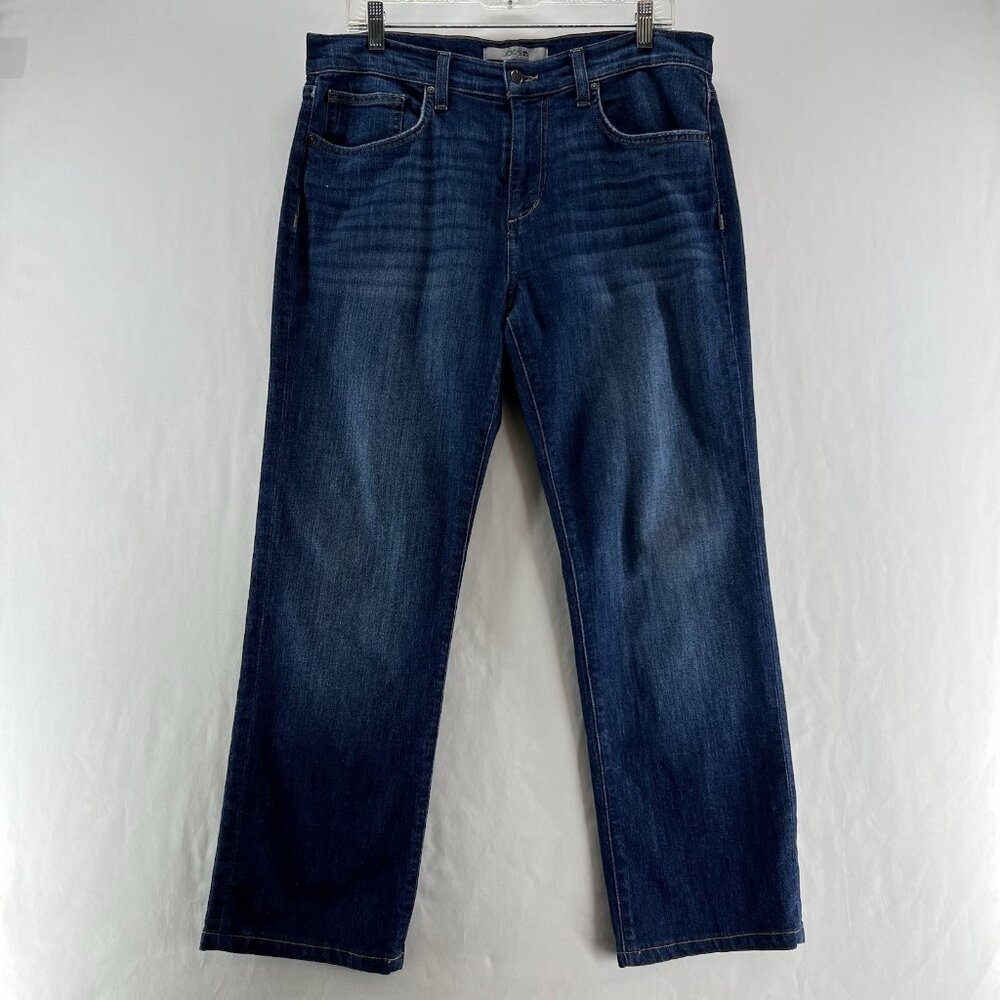 Joe's Jeans Mens 34 Classic Straight Leg Stretch Denim Zip Fly Medium Blue Wash